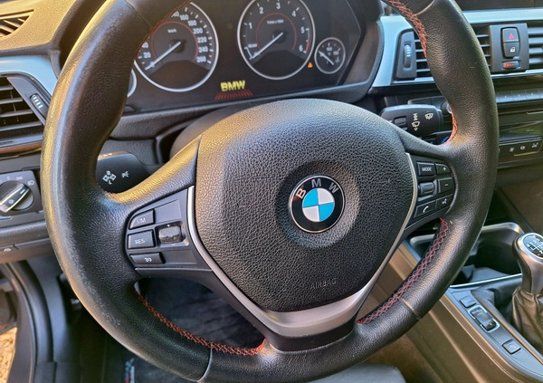 BMW Seria 3 cena 28900 przebieg: 380440, rok produkcji 2014 z Biała małe 704
